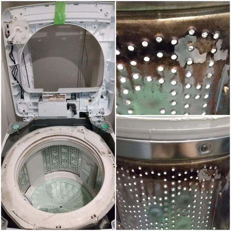 旭川　洗濯機分解清掃