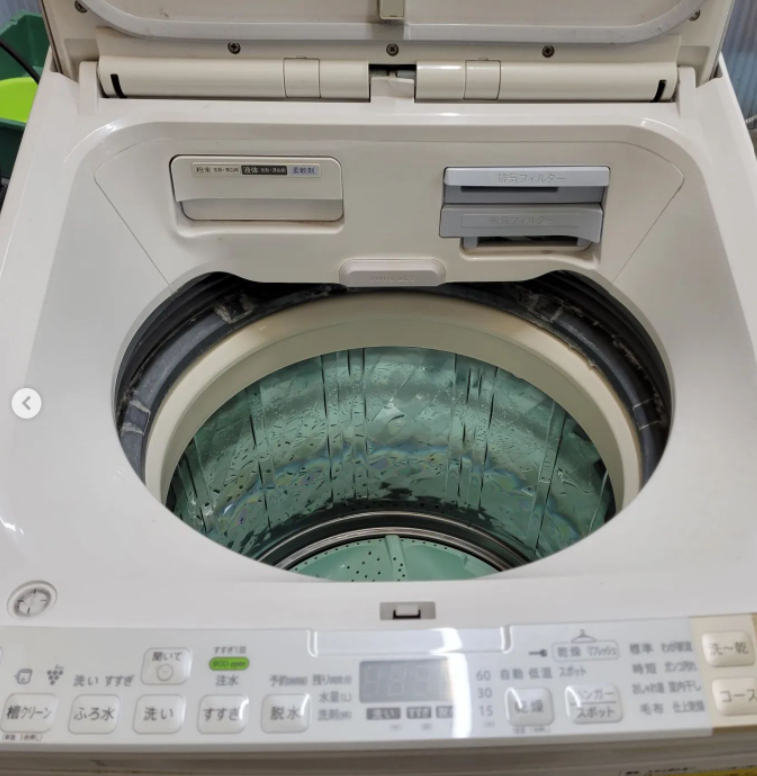旭川市　洗濯機の清掃