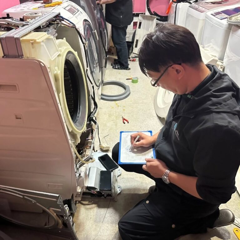 ドラム式洗濯機分解クリーニング 講習